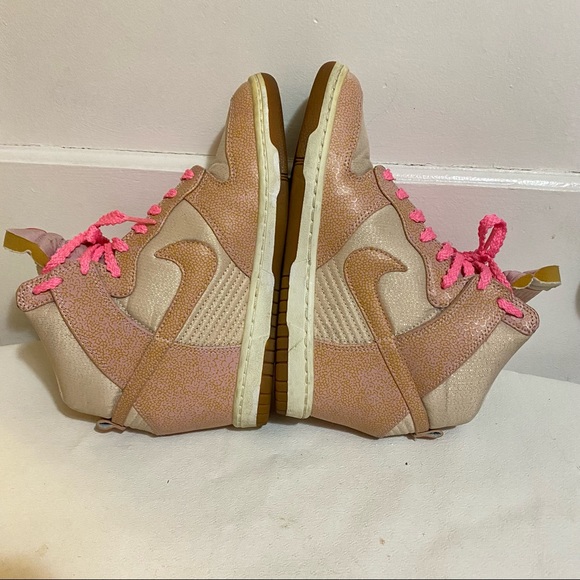 Nike Dunk Sky Hi Vintage Hidden Wedge Sneakers 7.5 EUC As is. See images - Picture 7 of 14